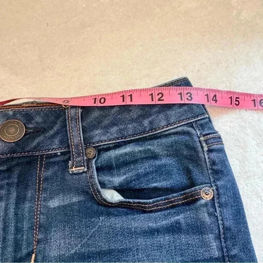 AEO American Eagle Distressed Super Stretch X Skinny Women‎ Jeans Size 0 Regular